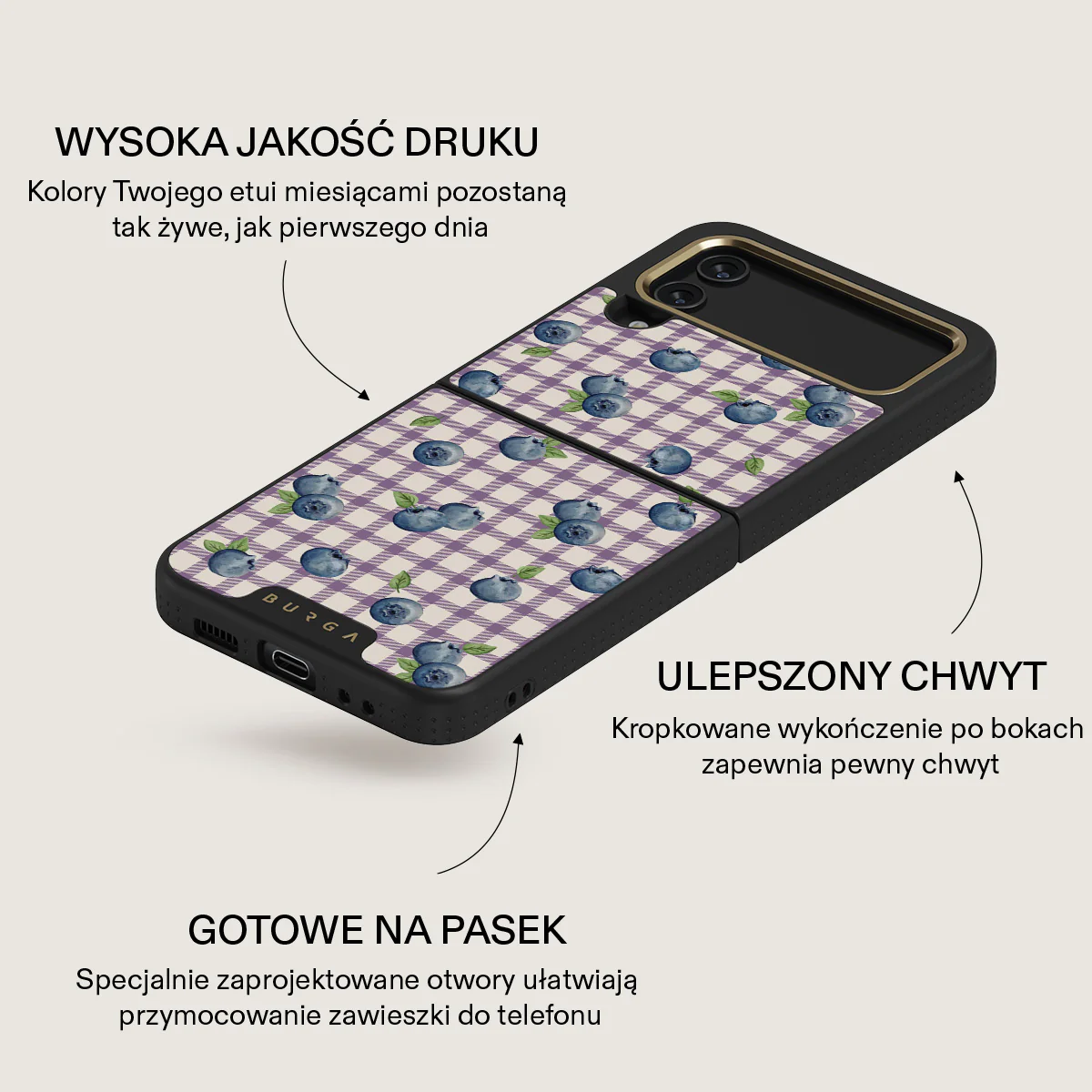 Blueberry Muffin - Samsung Galaxy Z Flip 4 Etui - Image 18