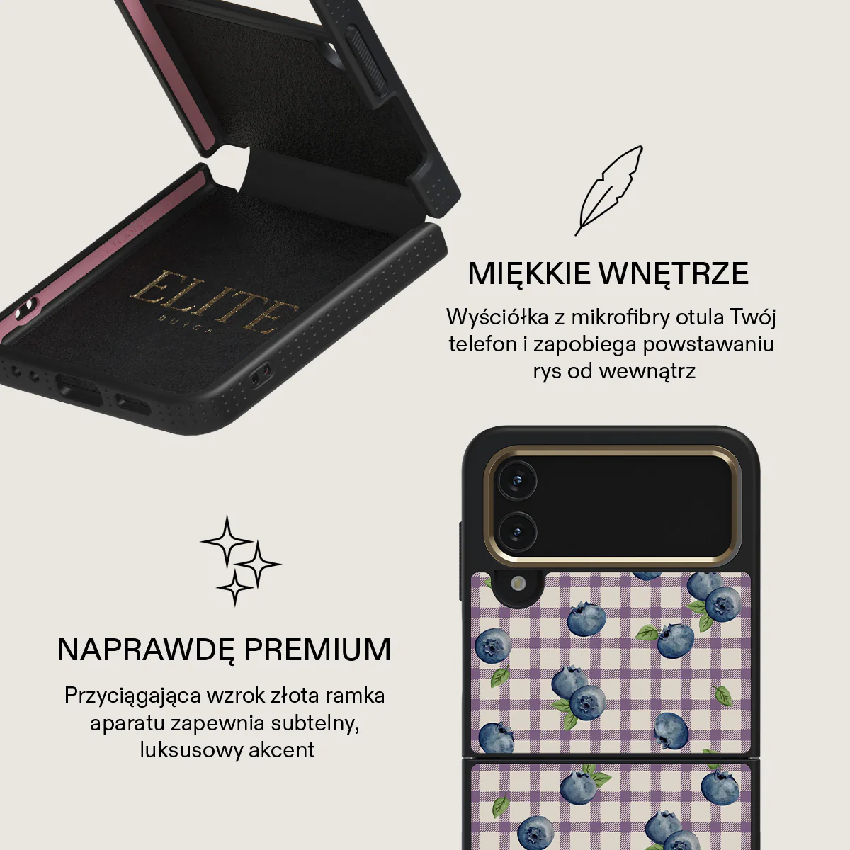 Blueberry Muffin - Samsung Galaxy Z Flip 4 Etui - Image 19