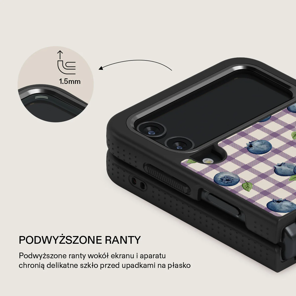 Blueberry Muffin - Samsung Galaxy Z Flip 4 Etui - Image 23