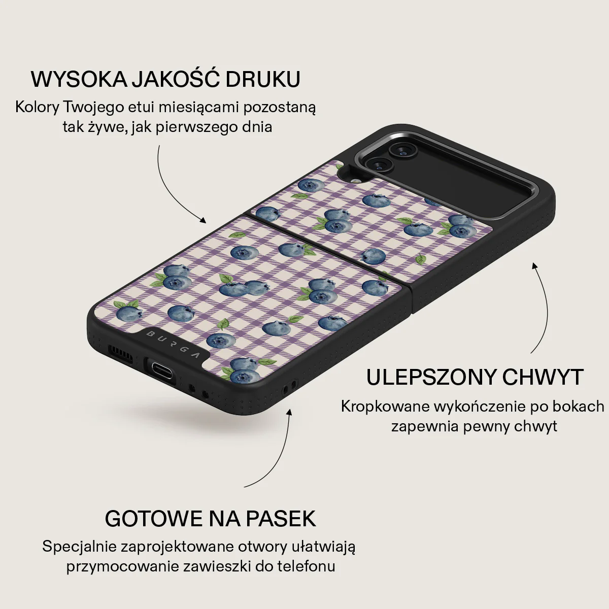 Blueberry Muffin - Samsung Galaxy Z Flip 4 Etui - Image 24