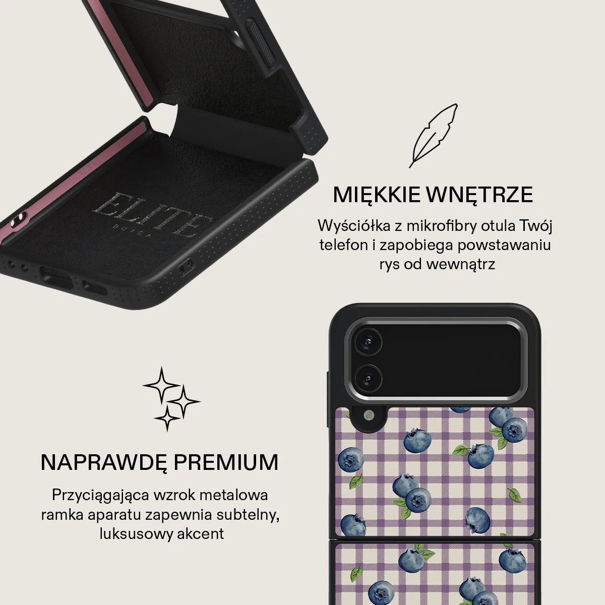 Blueberry Muffin - Samsung Galaxy Z Flip 4 Etui - Image 25