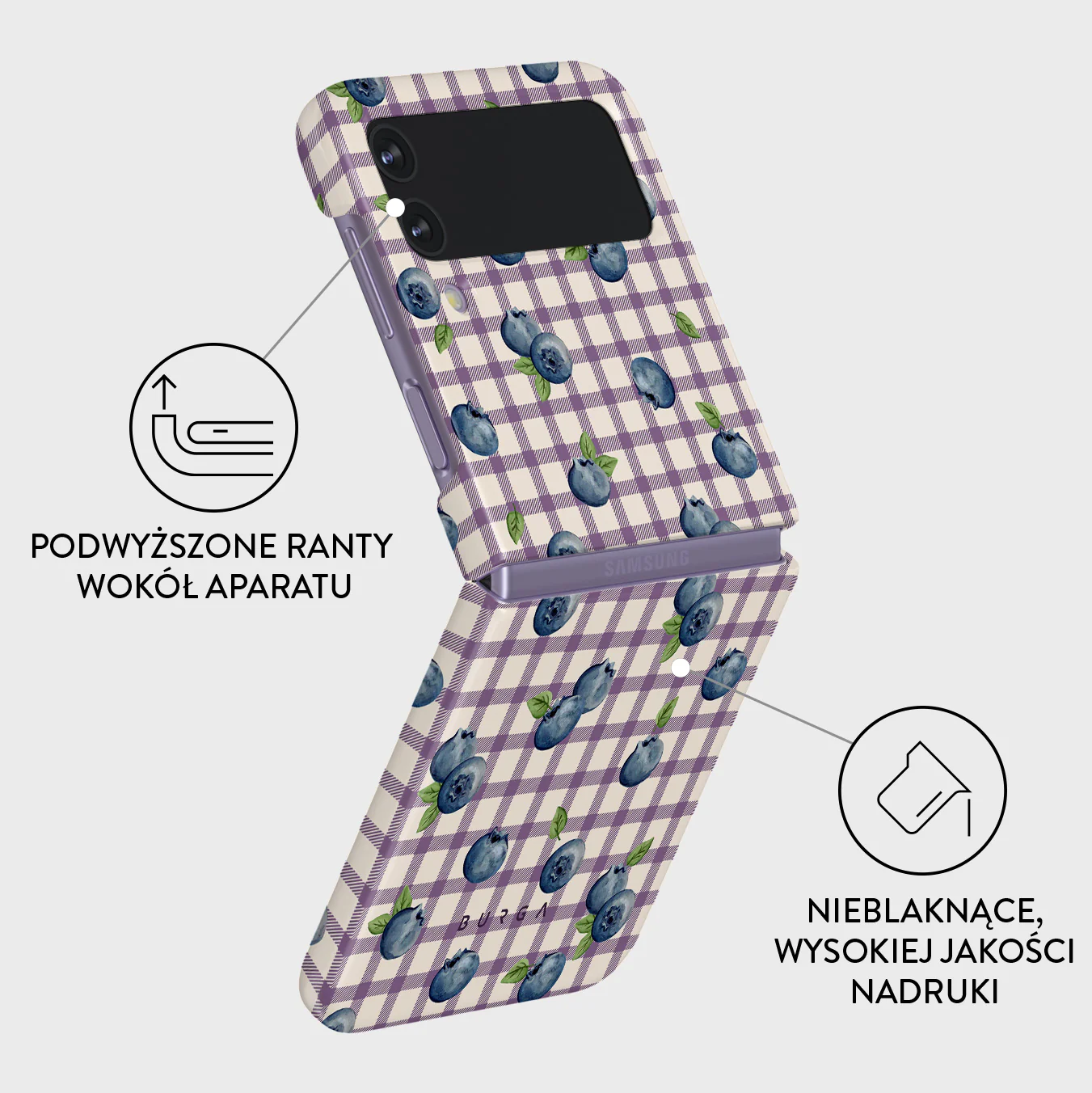 Blueberry Muffin - Samsung Galaxy Z Flip 4 Etui - Image 3