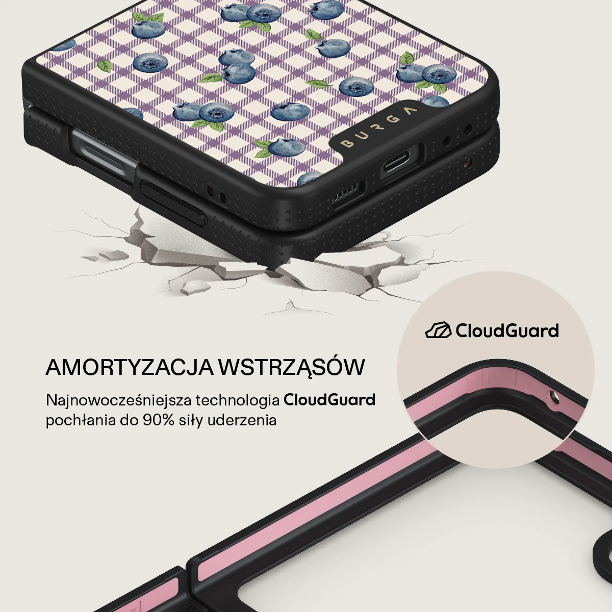 Blueberry Muffin - Samsung Galaxy Z Flip 5 Etui - Image 10