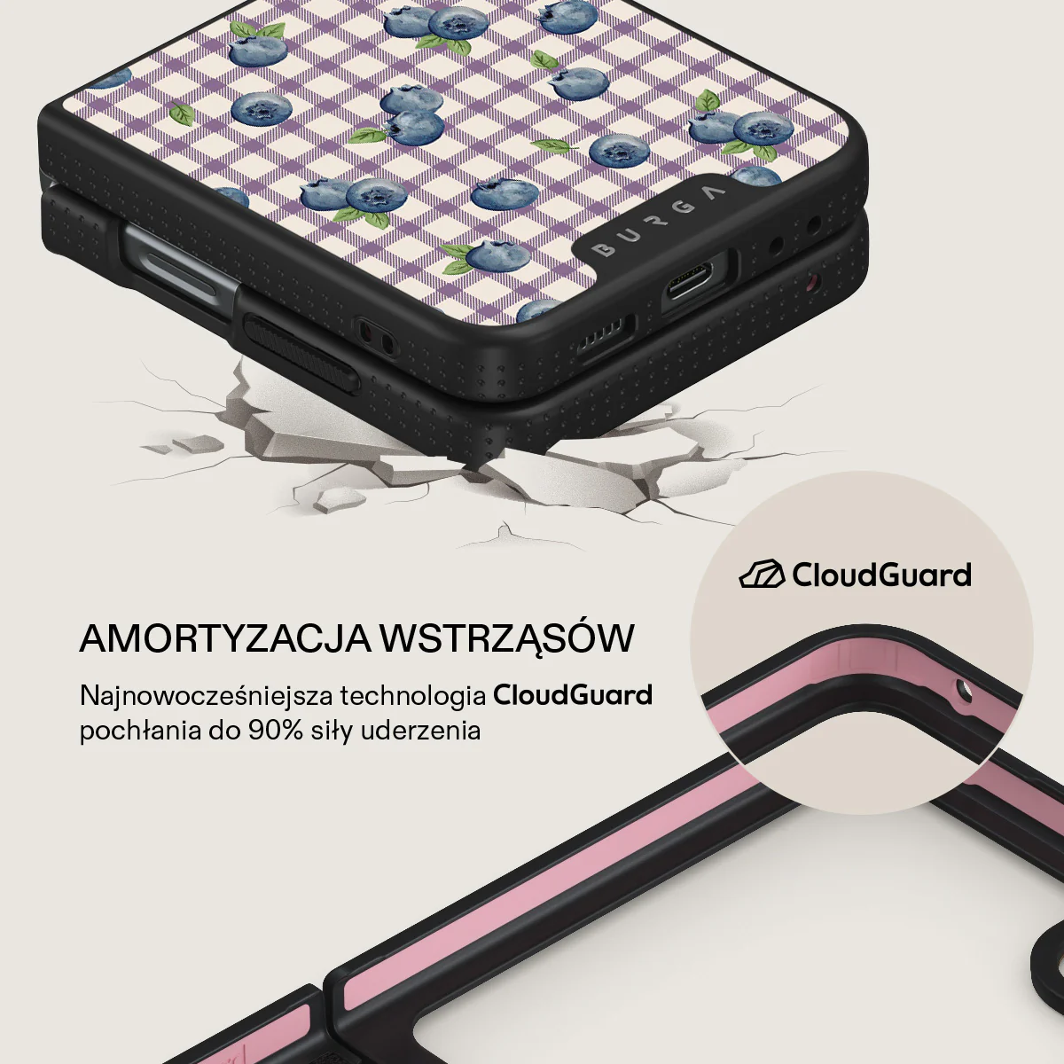 Blueberry Muffin - Samsung Galaxy Z Flip 5 Etui - Image 17