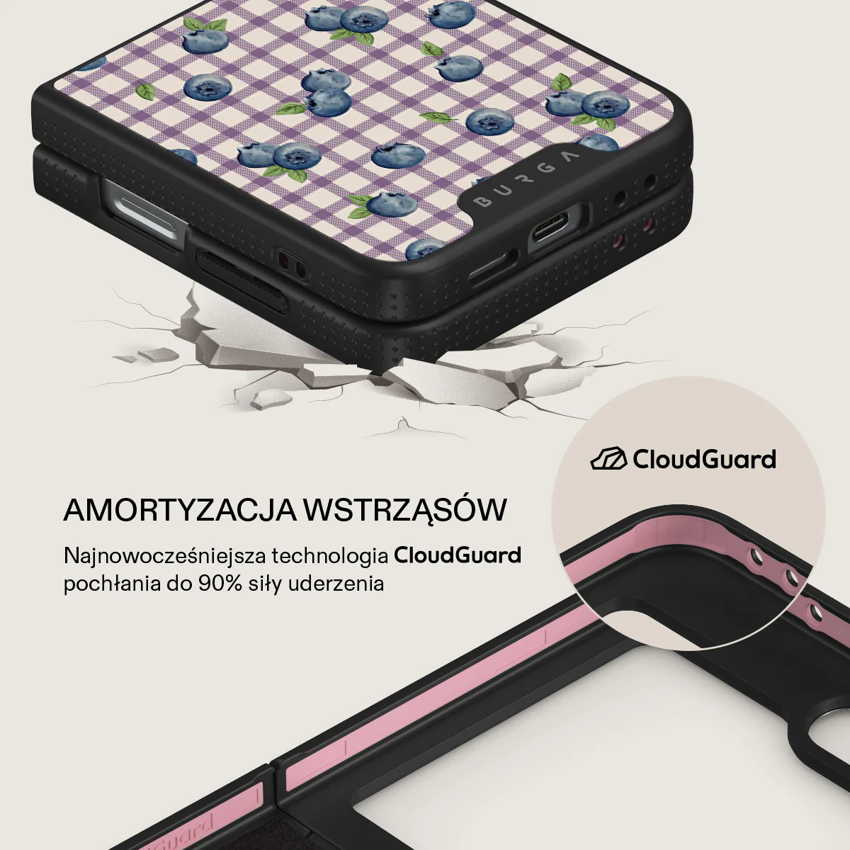 Blueberry Muffin - Samsung Galaxy Z Flip 6 Etui - Image 15