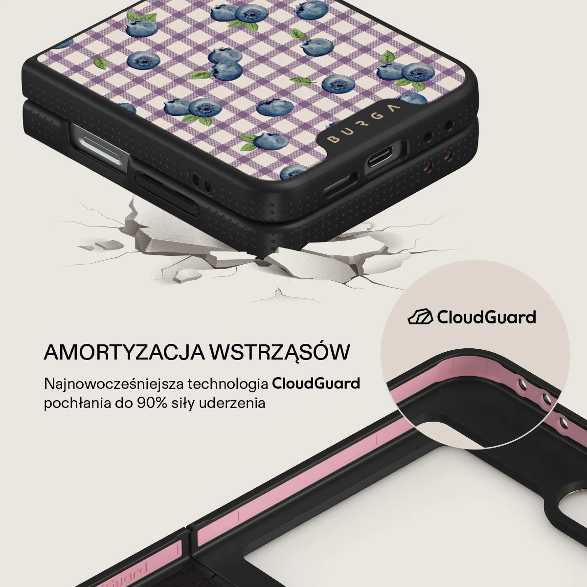 Blueberry Muffin - Samsung Galaxy Z Flip 6 Etui - Image 8