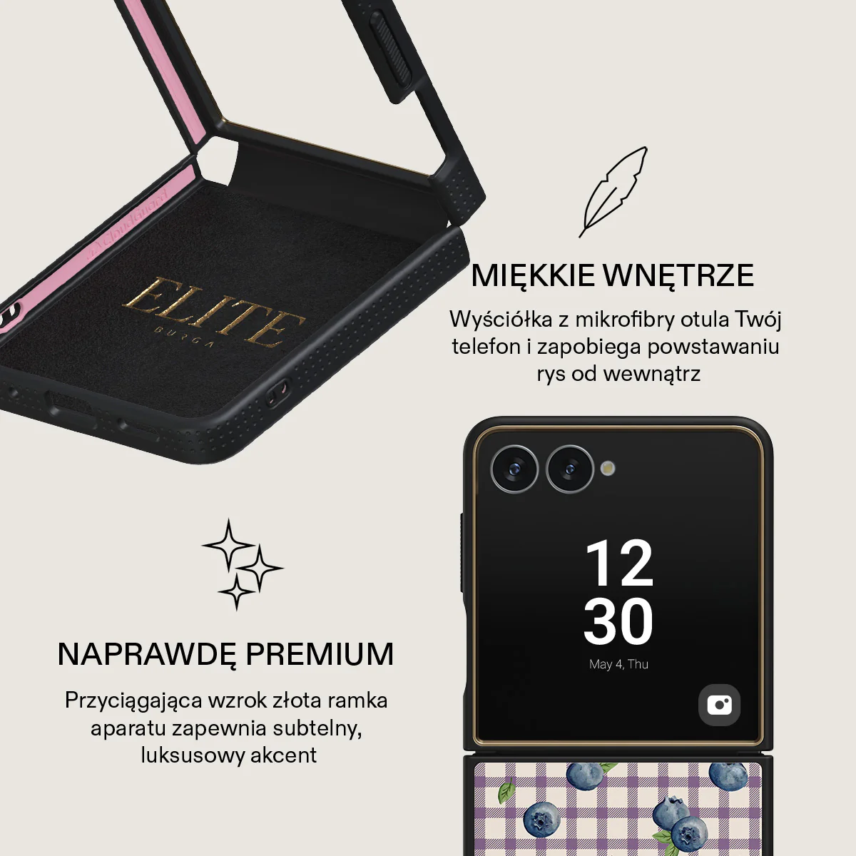 Blueberry Muffin - Samsung Galaxy Z Flip 7 Etui - Image 10
