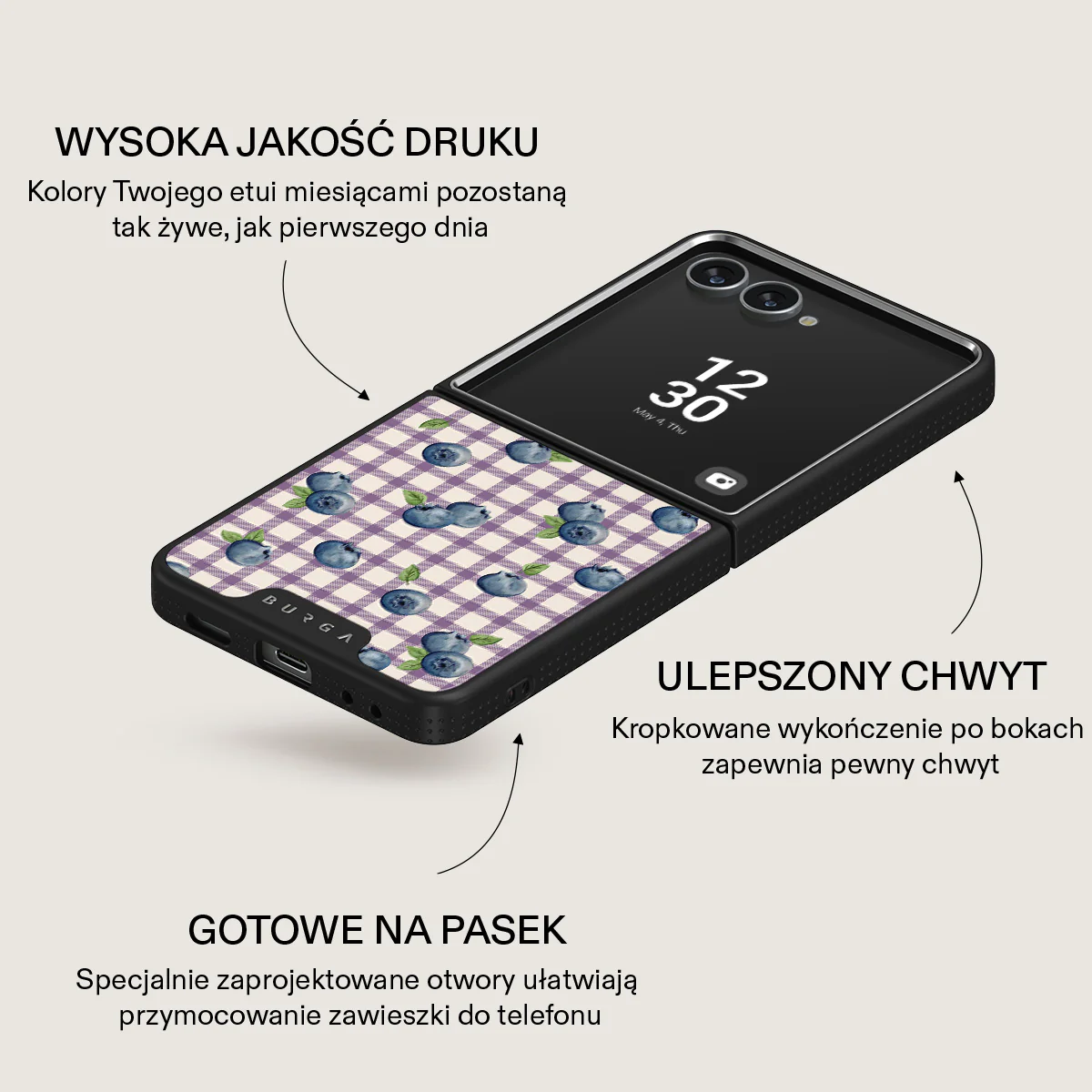 Blueberry Muffin - Samsung Galaxy Z Flip 7 Etui - Image 16