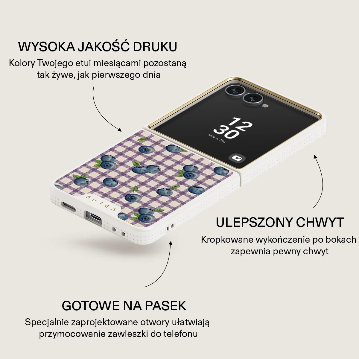 Blueberry Muffin - Samsung Galaxy Z Flip 7 Etui - Image 23