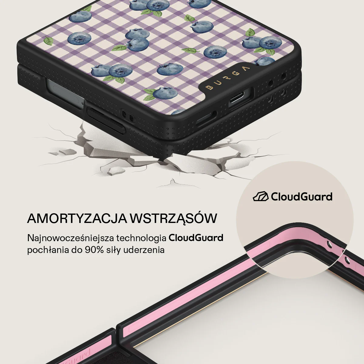 Blueberry Muffin - Samsung Galaxy Z Flip 7 Etui - Image 7