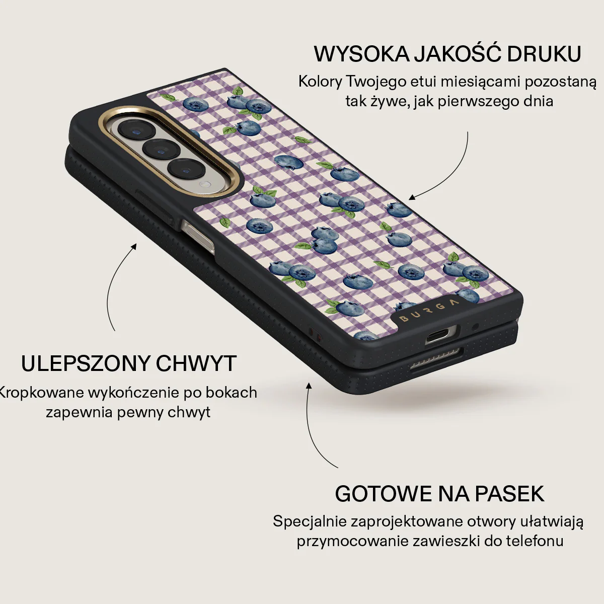 Blueberry Muffin - Samsung Galaxy Z Fold 4 Etui - Image 10