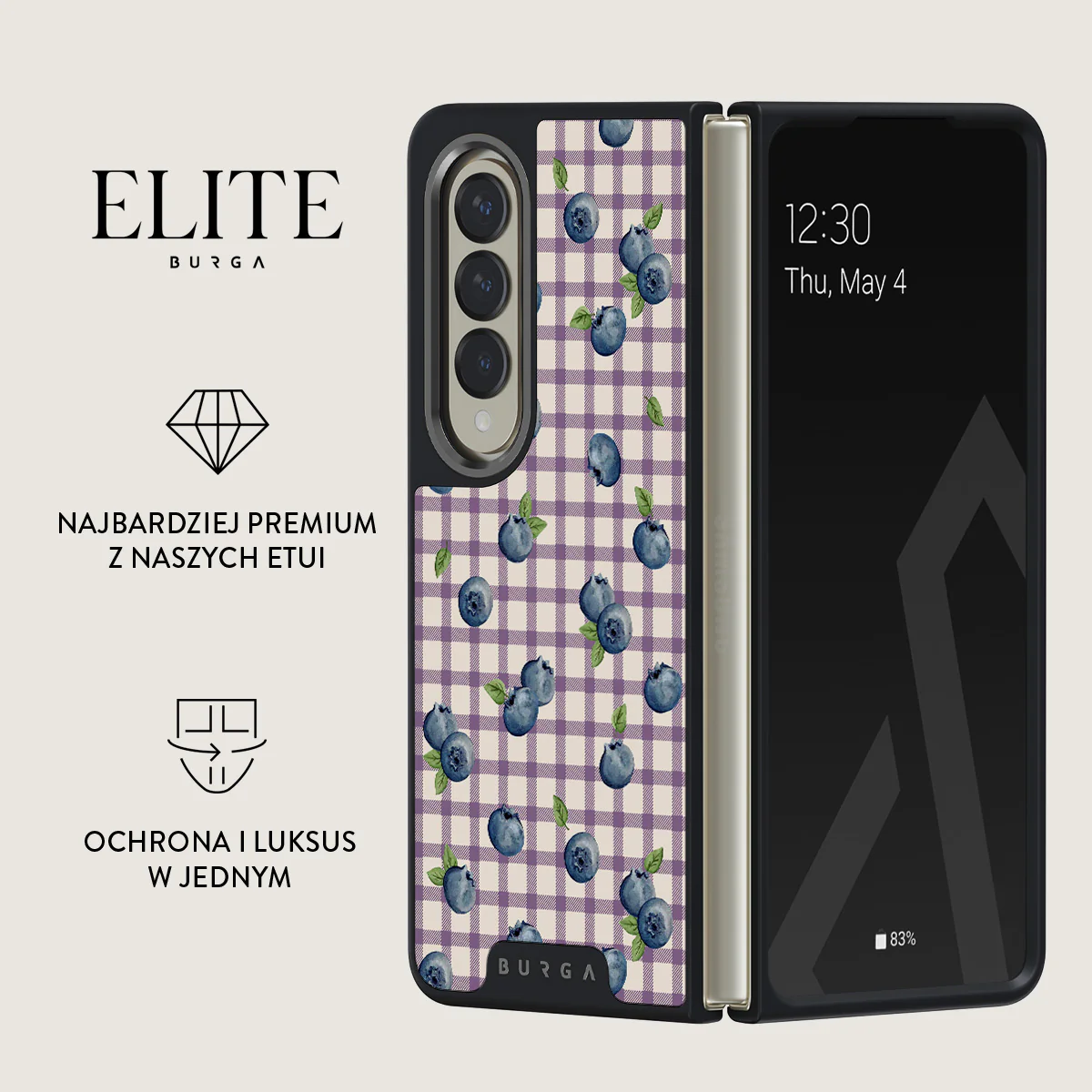 Blueberry Muffin - Samsung Galaxy Z Fold 4 Etui - Image 14