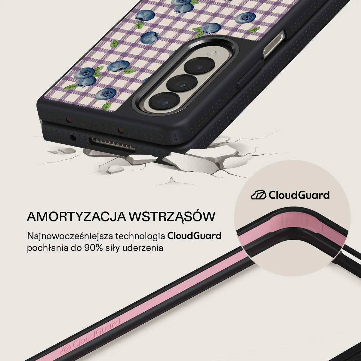 Blueberry Muffin - Samsung Galaxy Z Fold 4 Etui - Image 15