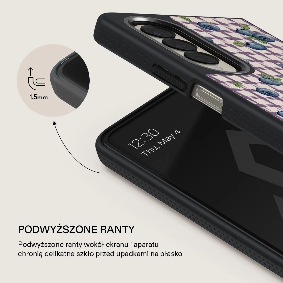 Blueberry Muffin - Samsung Galaxy Z Fold 4 Etui - Image 16