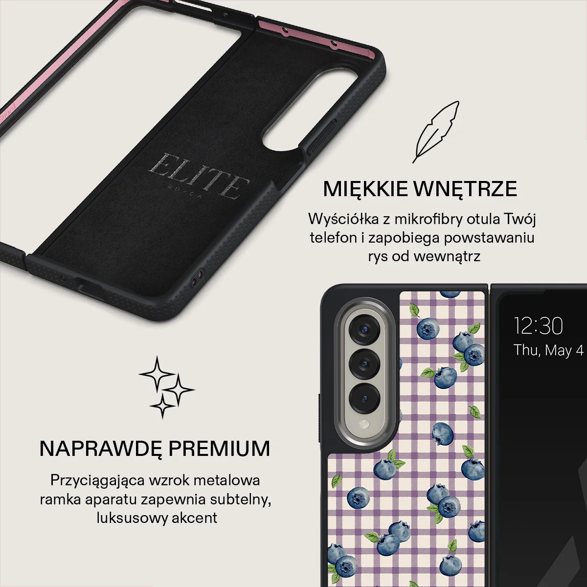 Blueberry Muffin - Samsung Galaxy Z Fold 4 Etui - Image 18