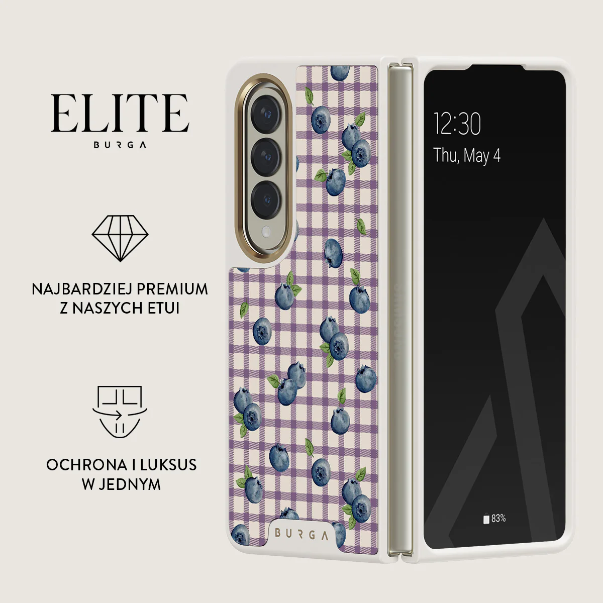 Blueberry Muffin - Samsung Galaxy Z Fold 4 Etui - Image 21