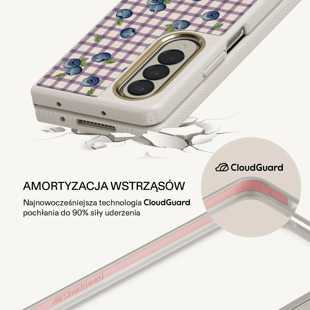Blueberry Muffin - Samsung Galaxy Z Fold 4 Etui - Image 22