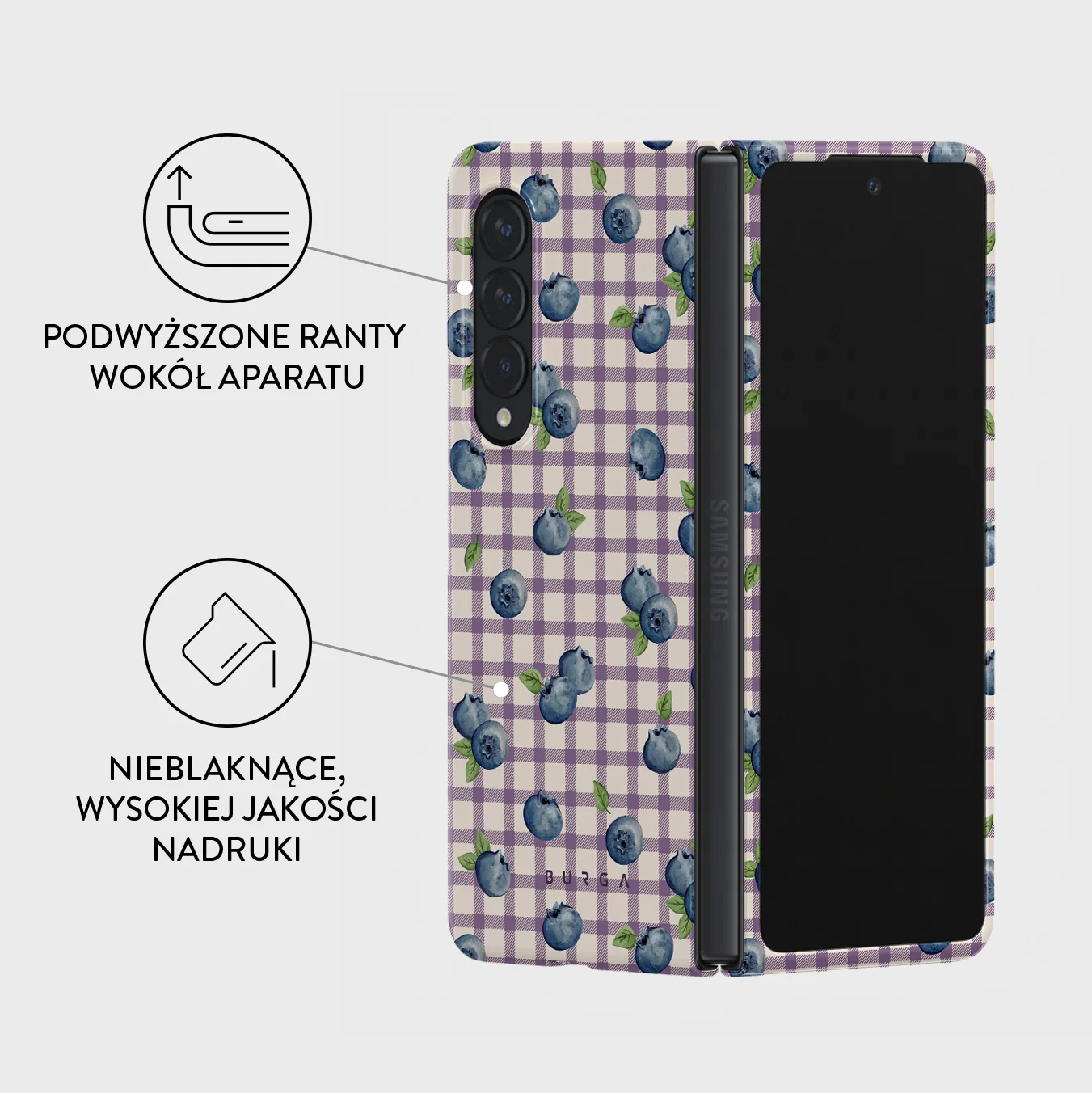 Blueberry Muffin - Samsung Galaxy Z Fold 4 Etui - Image 3