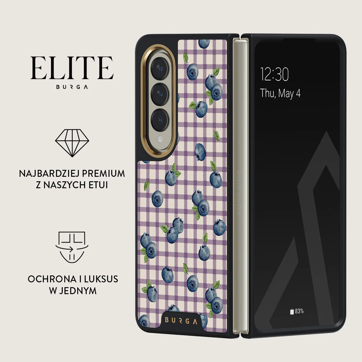 Blueberry Muffin - Samsung Galaxy Z Fold 4 Etui - Image 7