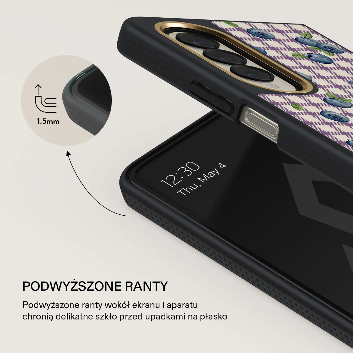 Blueberry Muffin - Samsung Galaxy Z Fold 4 Etui - Image 9