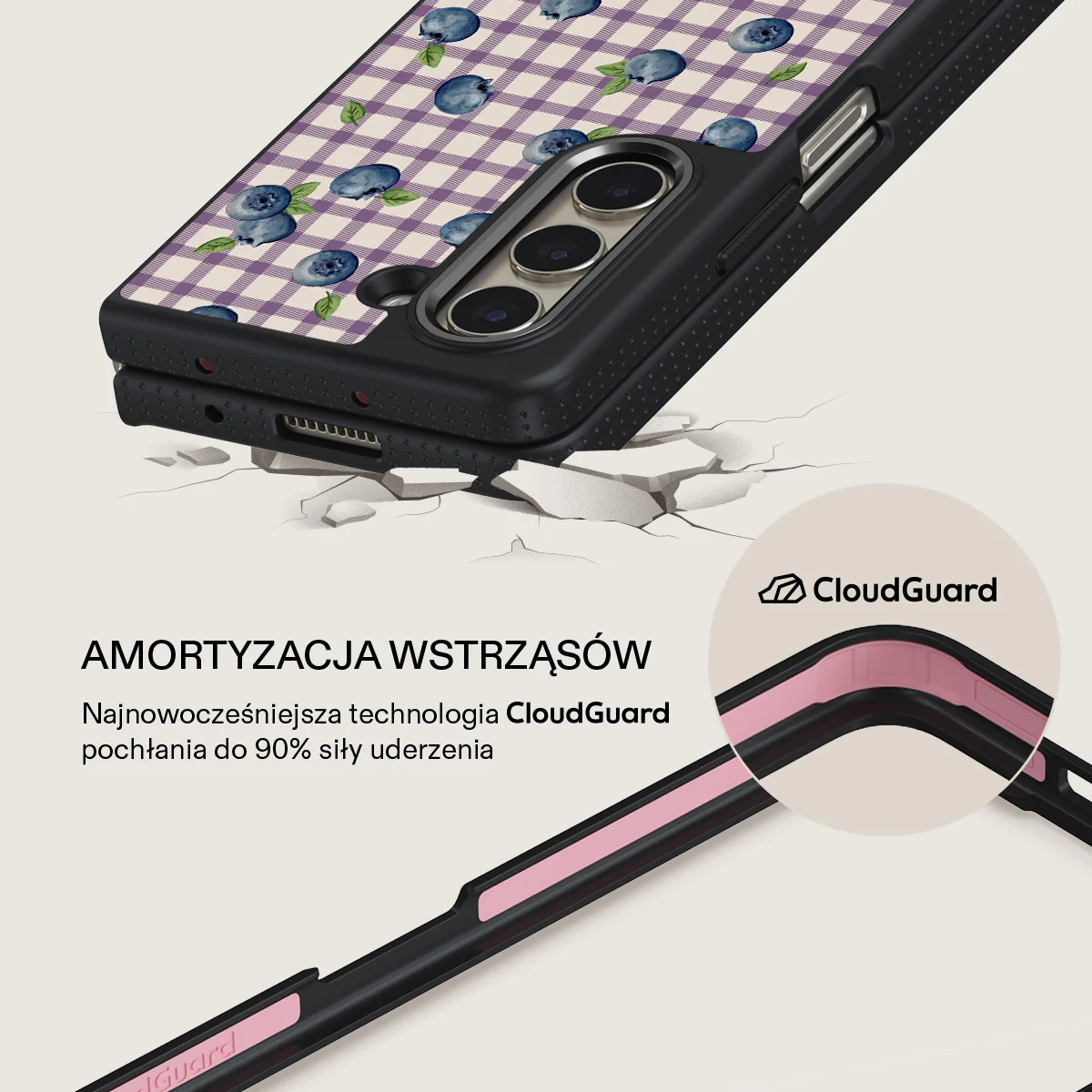 Blueberry Muffin - Samsung Galaxy Z Fold 5 Etui - Image 10