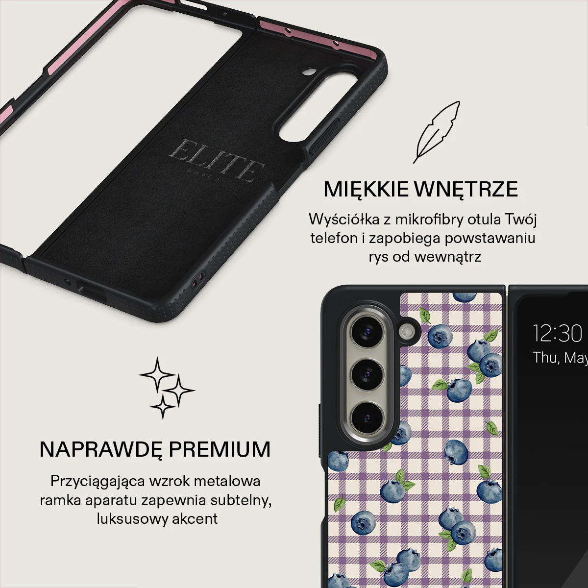 Blueberry Muffin - Samsung Galaxy Z Fold 5 Etui - Image 13