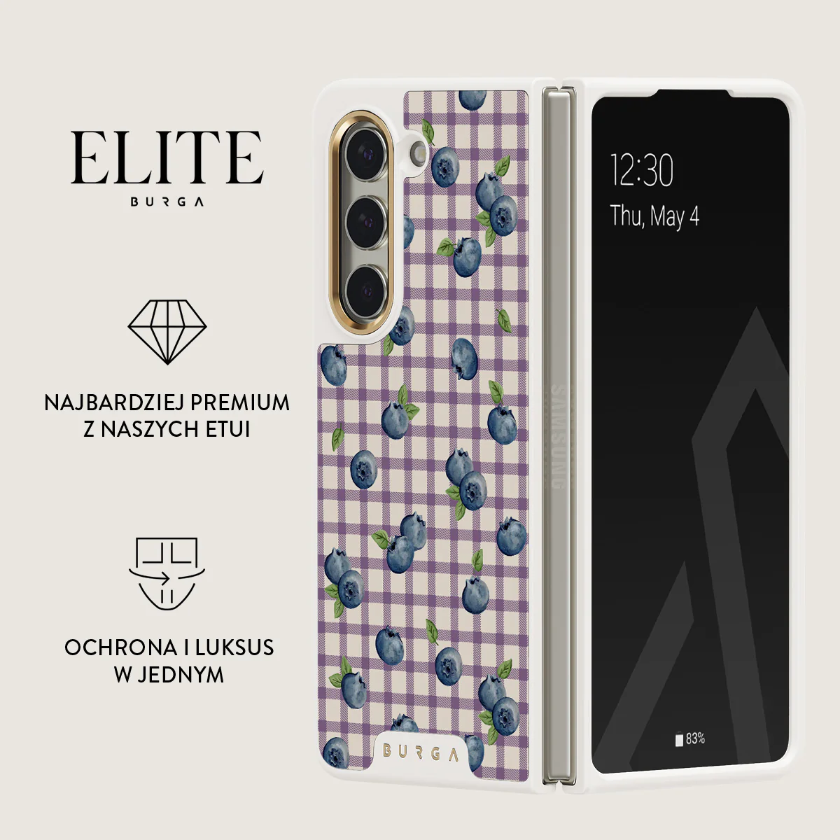 Blueberry Muffin - Samsung Galaxy Z Fold 5 Etui - Image 16