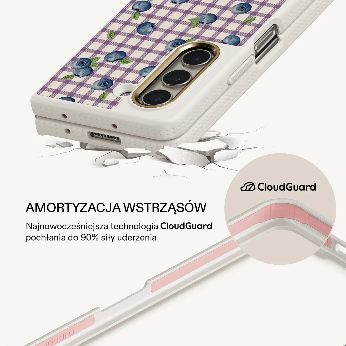 Blueberry Muffin - Samsung Galaxy Z Fold 5 Etui - Image 17