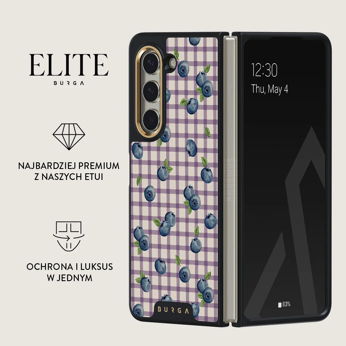 Blueberry Muffin - Samsung Galaxy Z Fold 5 Etui - Image 2