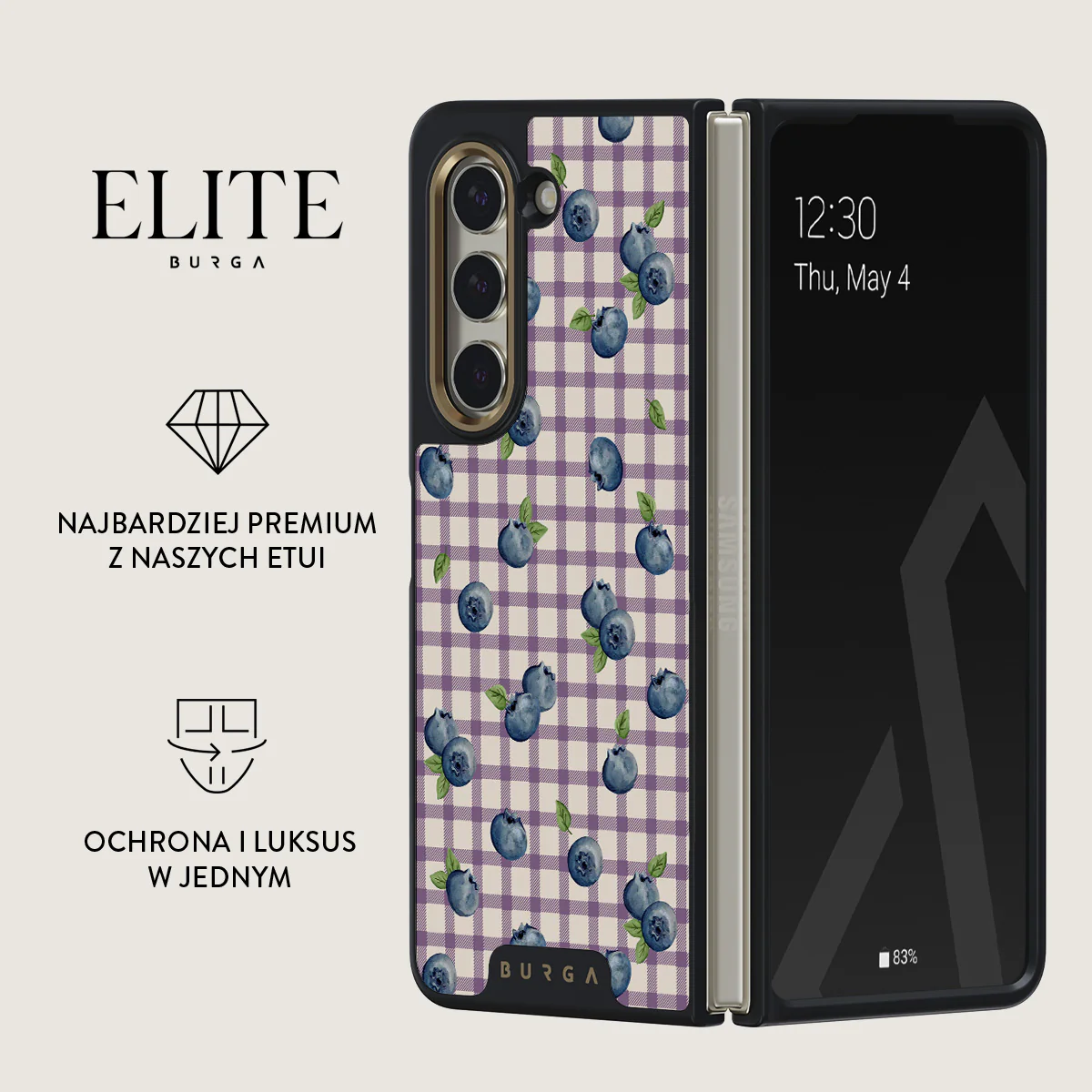 Blueberry Muffin - Samsung Galaxy Z Fold 5 Etui - Image 9