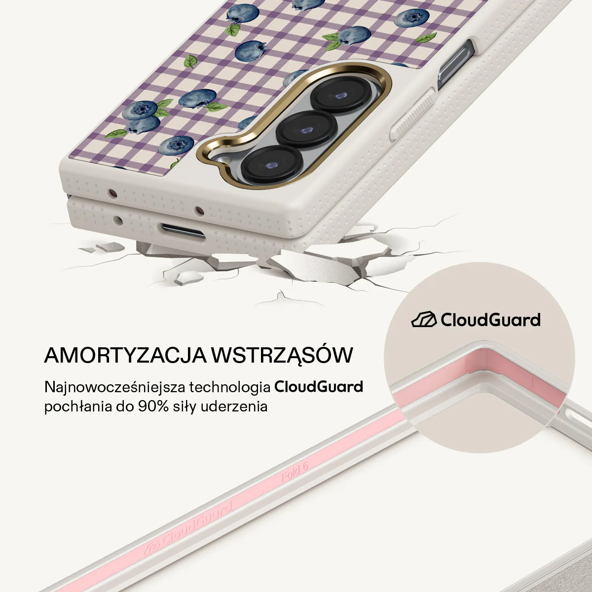Blueberry Muffin - Samsung Galaxy Z Fold 6 Etui - Image 17