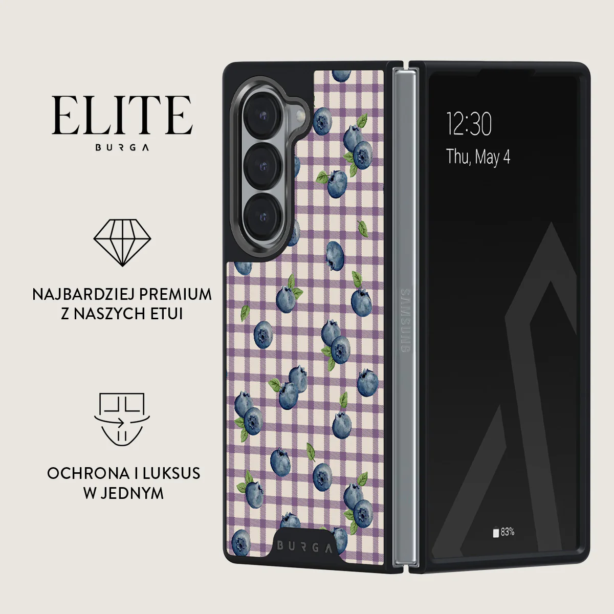 Blueberry Muffin - Samsung Galaxy Z Fold 6 Etui - Image 9