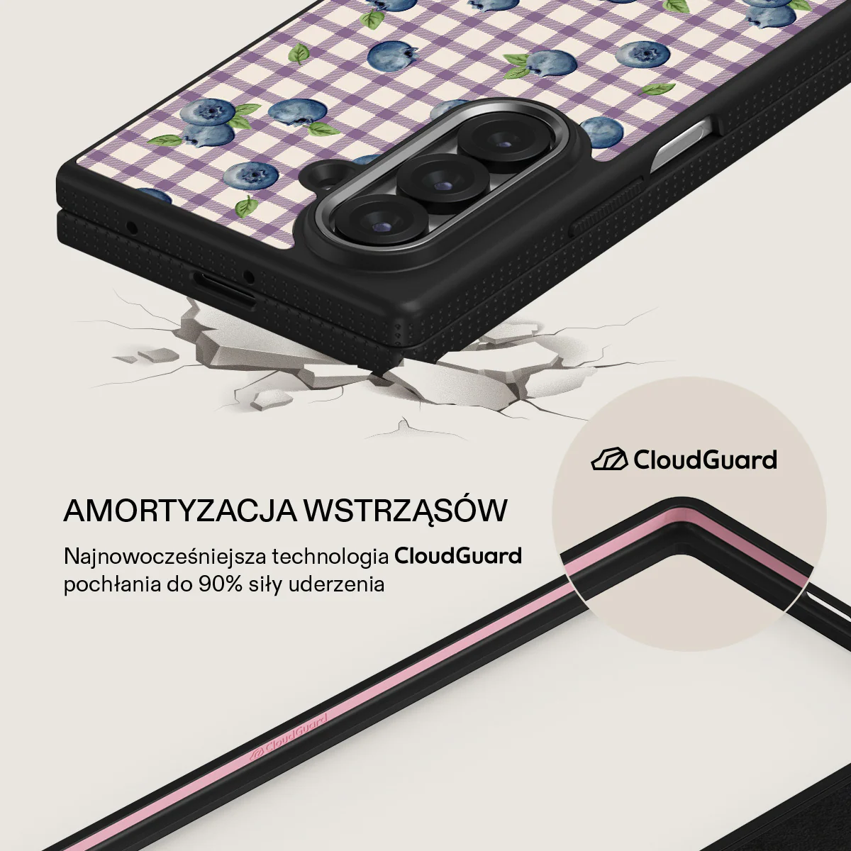 Blueberry Muffin - Samsung Galaxy Z Fold 7 Etui - Image 10