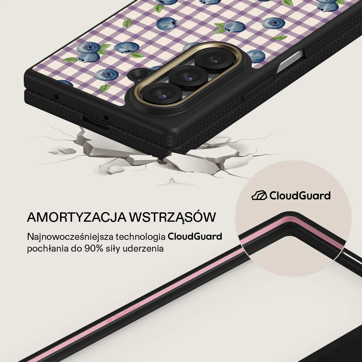 Blueberry Muffin - Samsung Galaxy Z Fold 7 Etui - Image 3