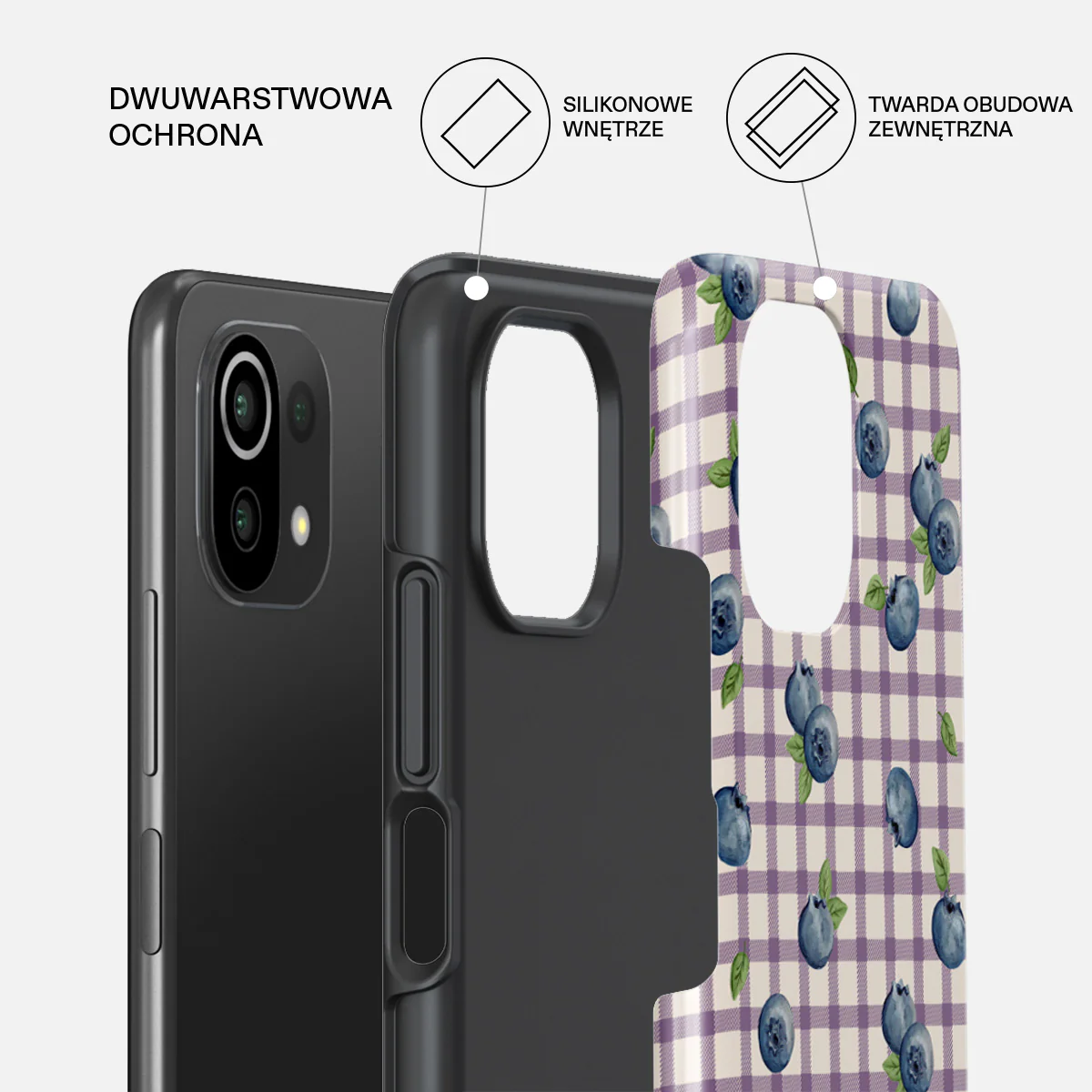 Blueberry Muffin - Xiaomi Mi 11 Lite 4G / 5G Etui - Image 2