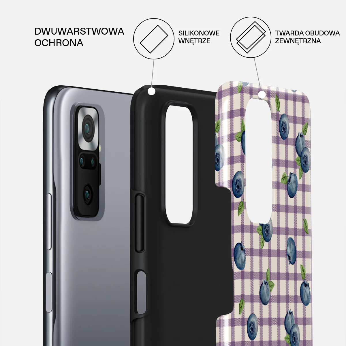 Blueberry Muffin - Xiaomi Redmi Note 10 Pro Etui - Image 2