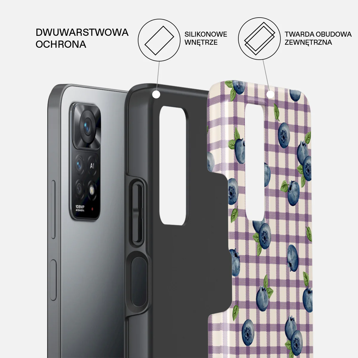 Blueberry Muffin - Xiaomi Redmi Note 11 Pro+ Etui - Image 2