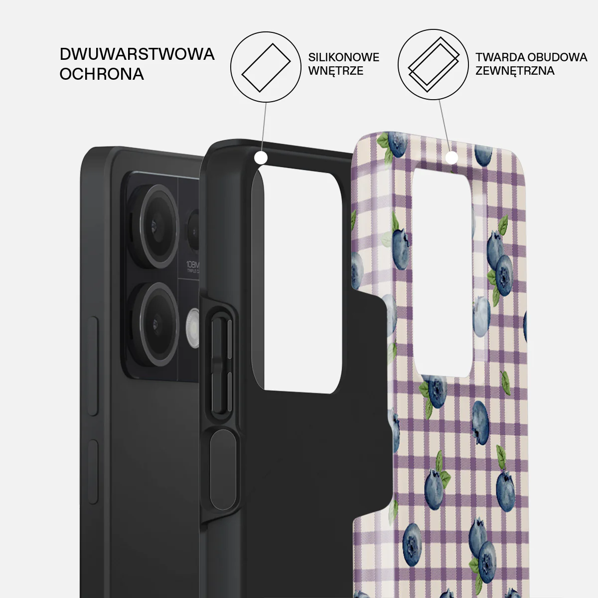 Blueberry Muffin - Xiaomi Redmi Note 13 5G Etui - Image 2
