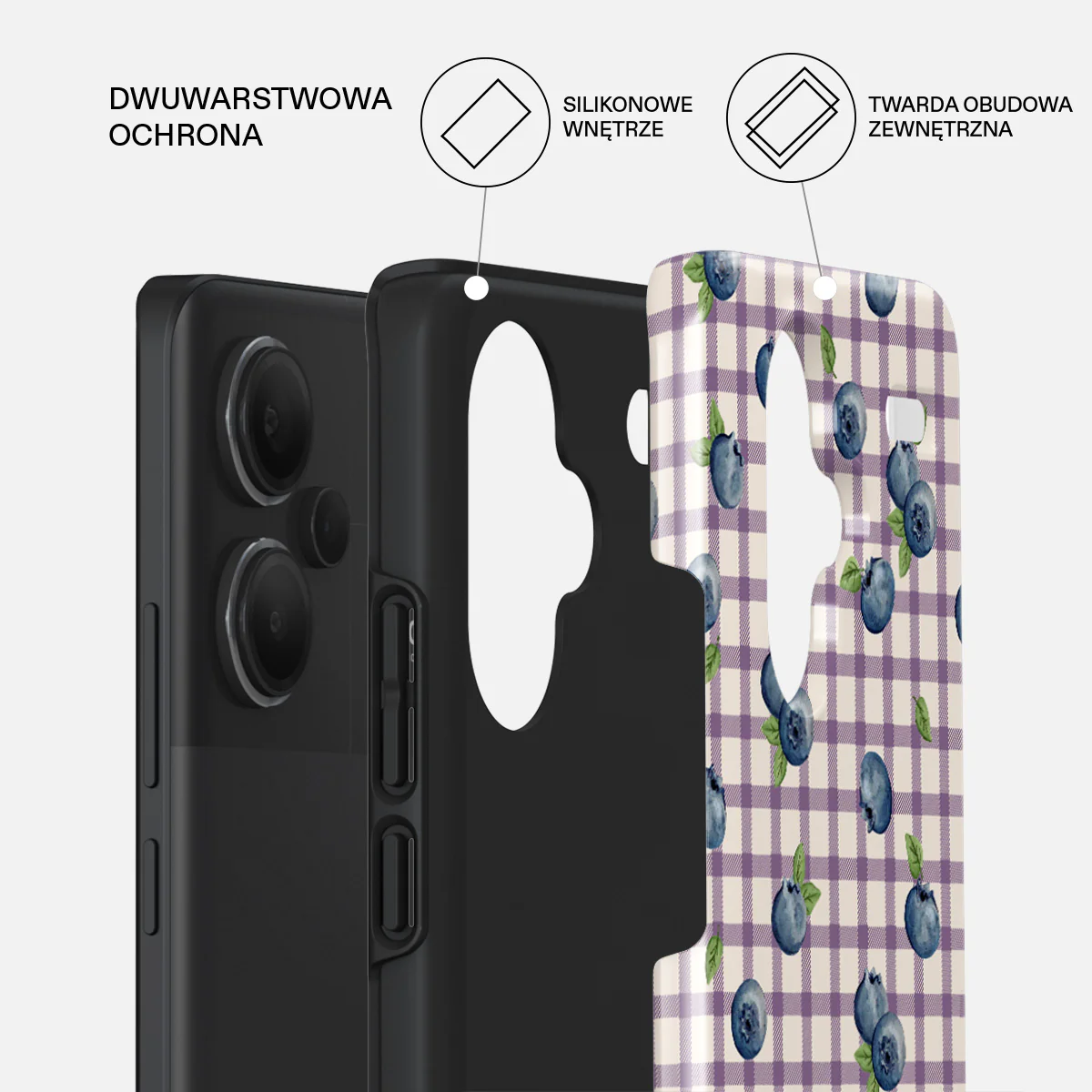 Blueberry Muffin - Xiaomi Redmi Note 13 Pro+ 5G Etui - Image 2