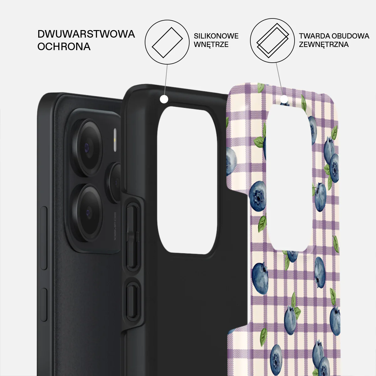 Blueberry Muffin - Xiaomi Redmi Note 14 5G Etui - Image 2