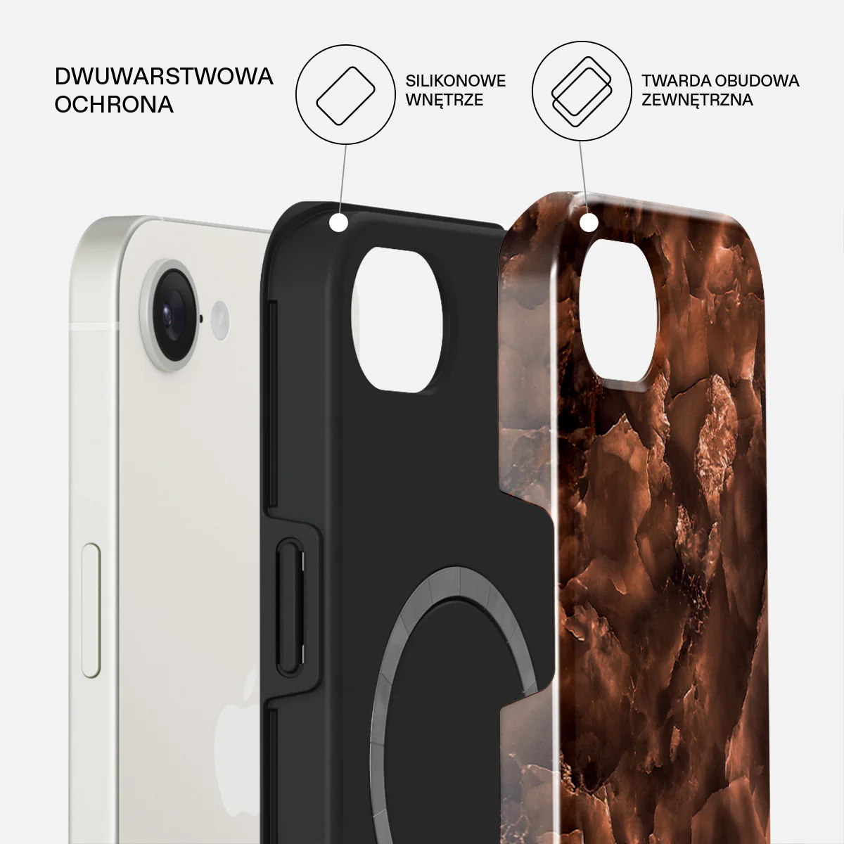 Toasted Chestnut - iPhone 17e Etui - Image 2