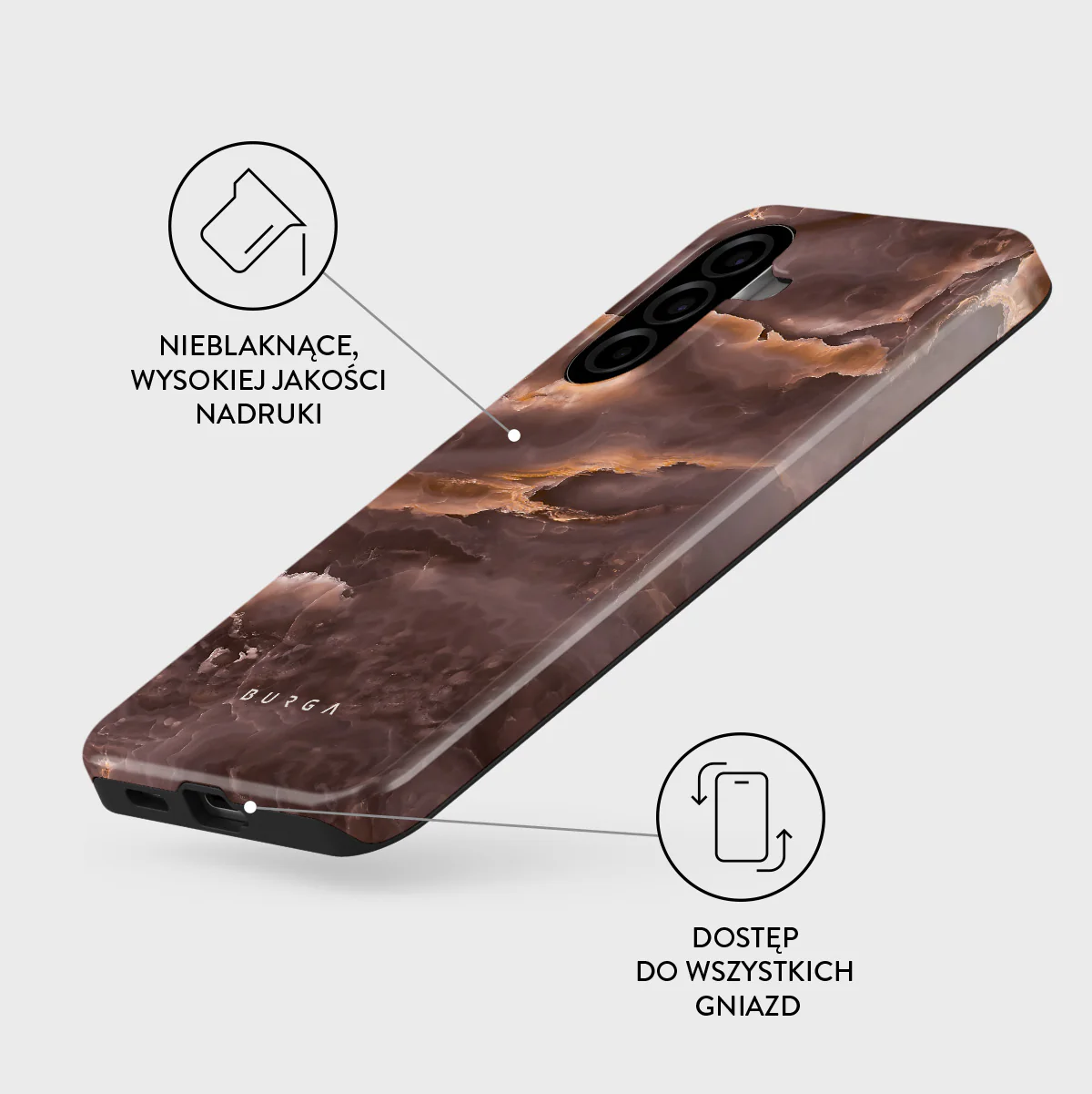 Fire Wood - Samsung Galaxy A57 5G Etui - Image 3