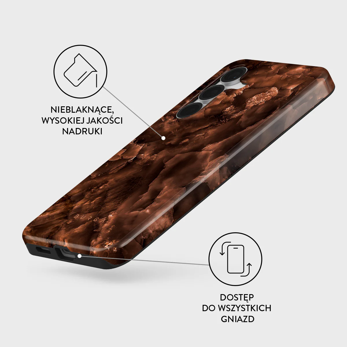 Toasted Chestnut - Samsung Galaxy S25 FE Etui - Image 3