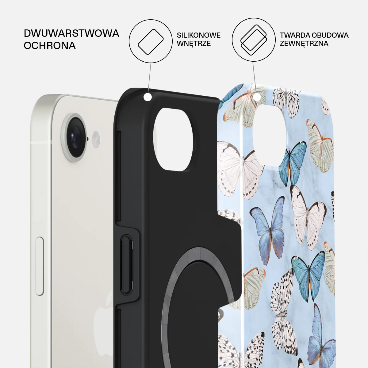 Give Me Butterflies - iPhone 17e Etui - Image 2