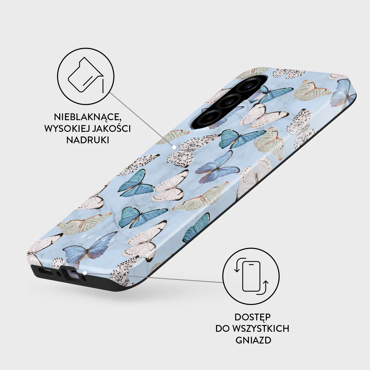 Give Me Butterflies - Samsung Galaxy A37 5G Etui - Image 3
