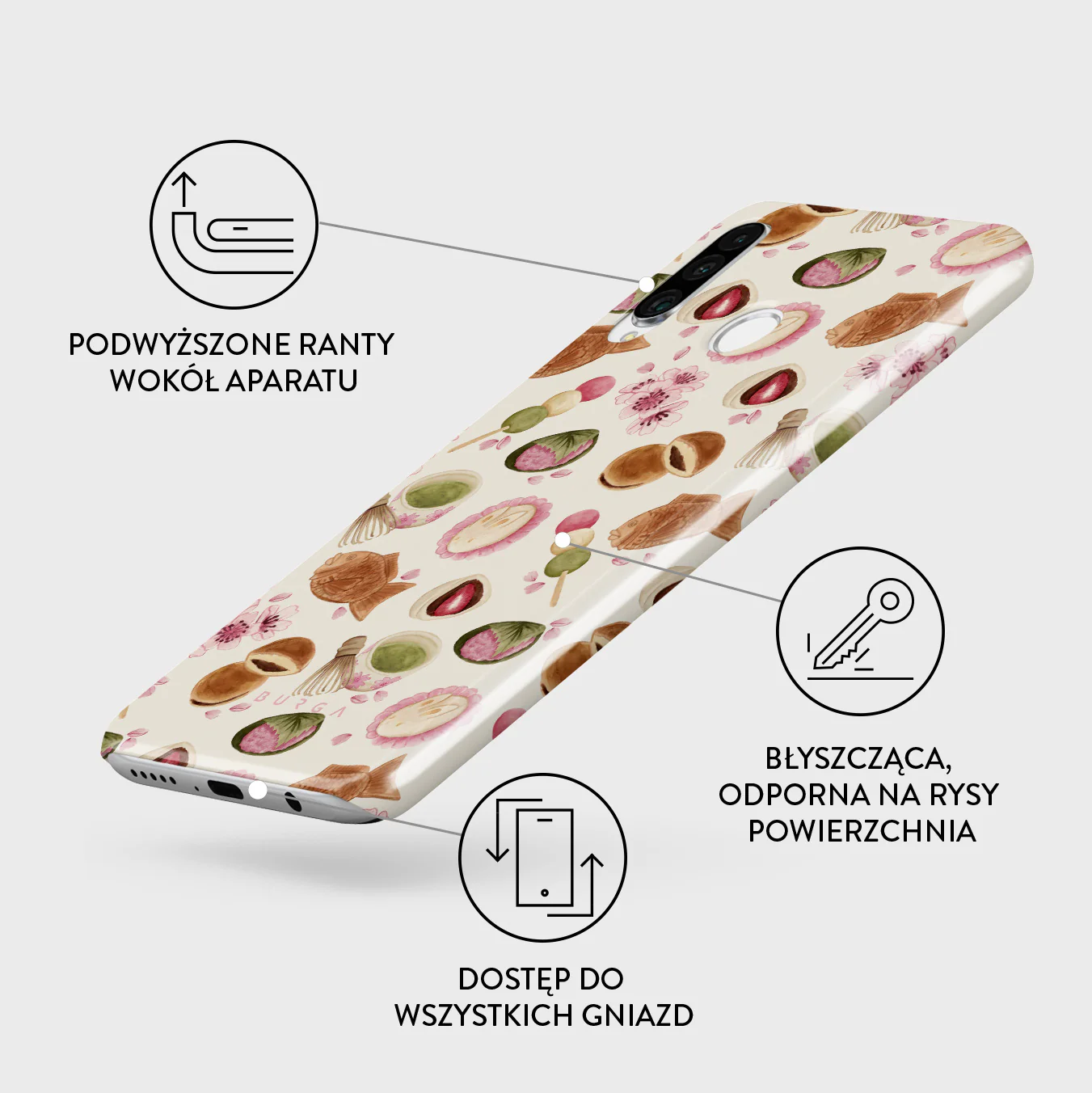 Café Haru - Huawei P30 Lite Etui - Image 3