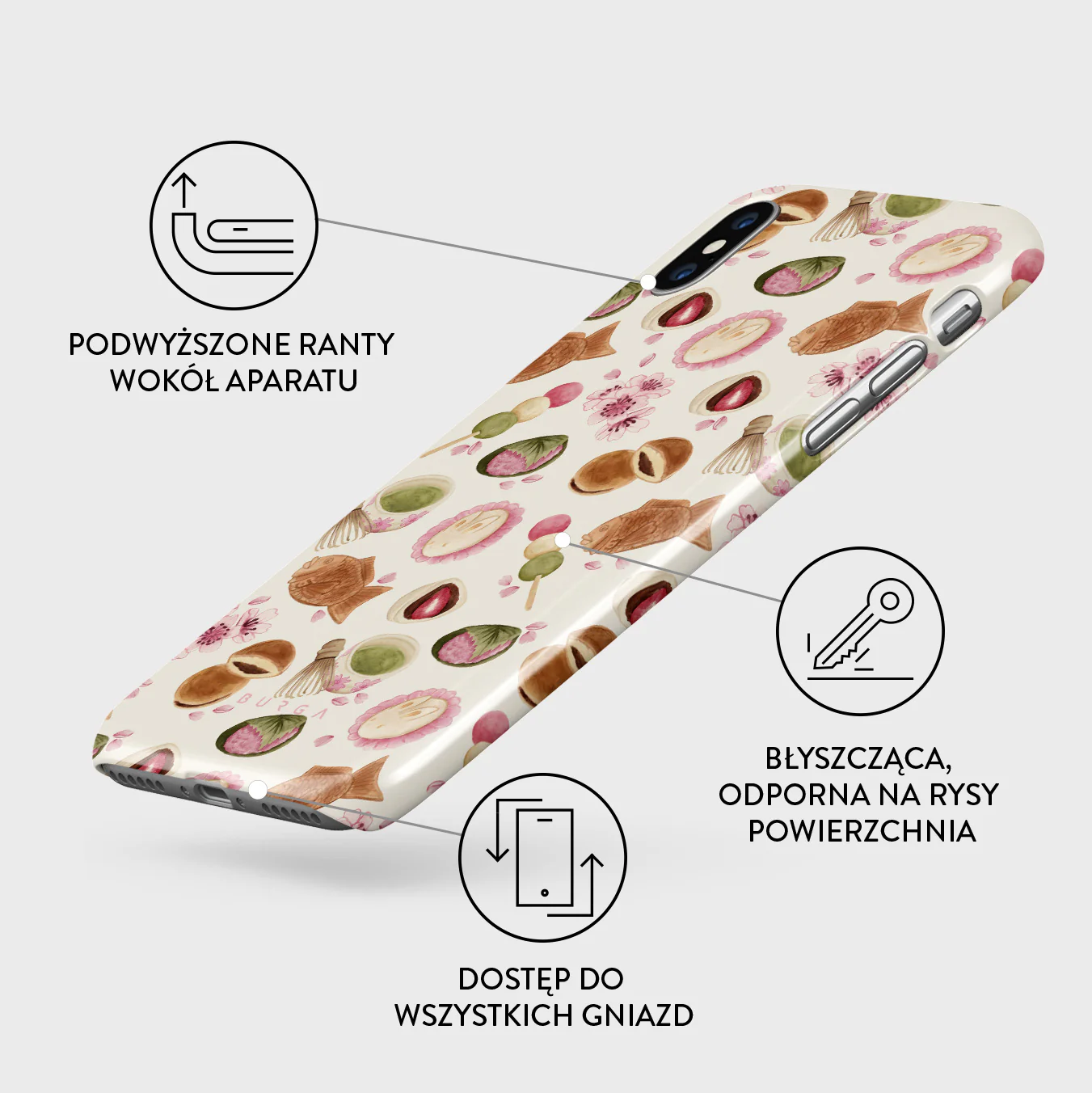 Café Haru - iPhone X / XS Etui - Image 3
