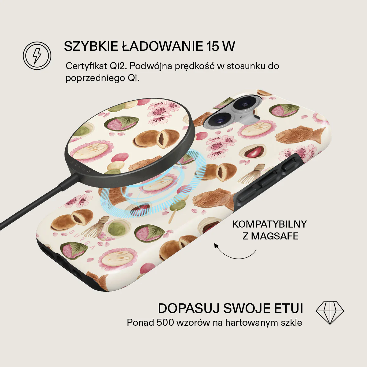 Café Haru - Magnetyczna ładowarka bezprzewodowa - Image 5