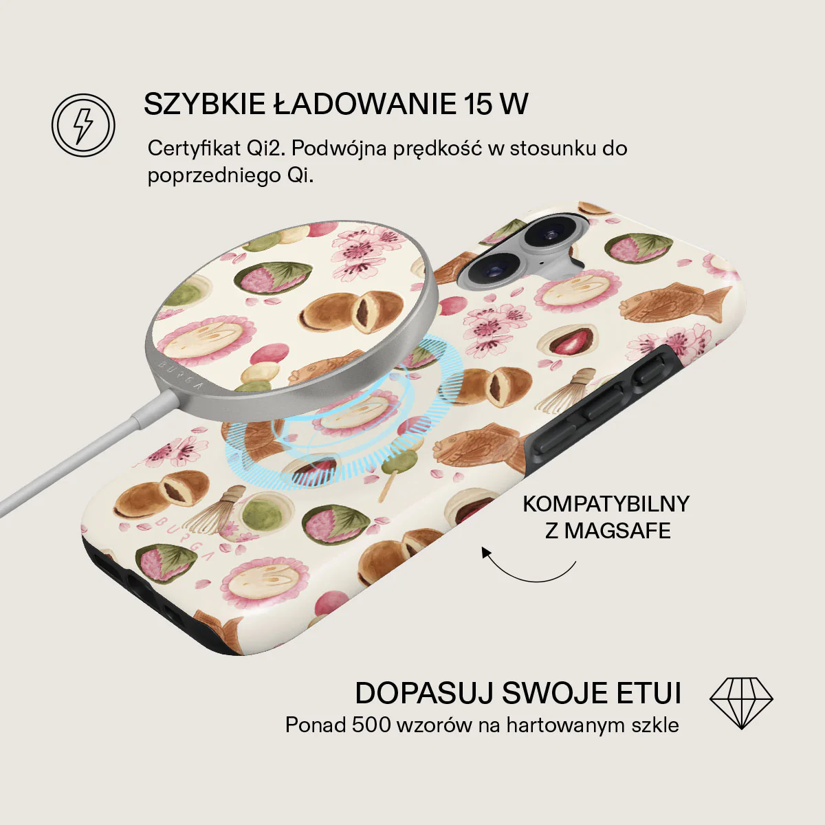 Café Haru - Magnetyczna ładowarka bezprzewodowa - Image 8