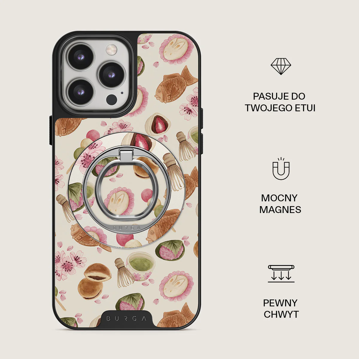 Café Haru - Magnetyczny Okrągły Uchwyt - Image 2